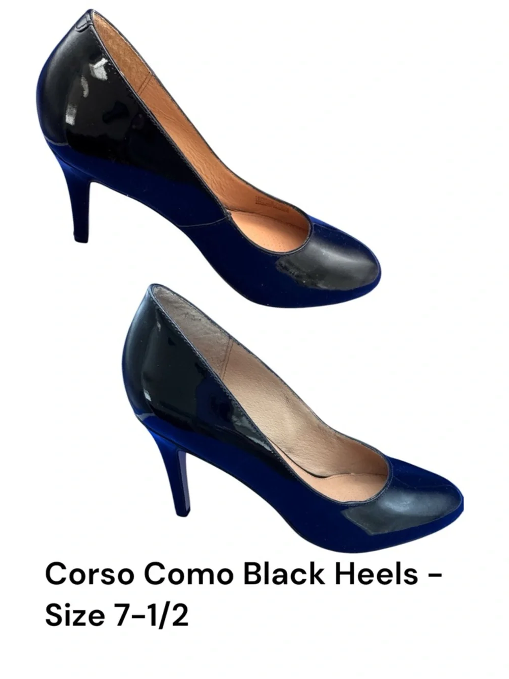 Corso Como Womens Black Stiletto Pump - Size 7.5M - Picture 4 of 5